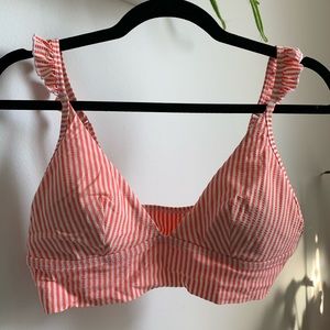 aerie ruffle bikini top